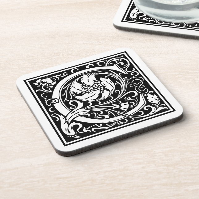 Porta-copo William Morris Alphabet "C" (Left Side)