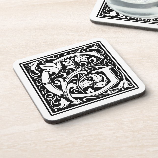 Porta-copo William Morris Alphabet "G" (Left Side)