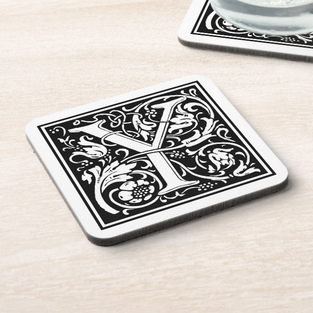 Porta-copo William Morris Alphabet "Y" (Left Side)