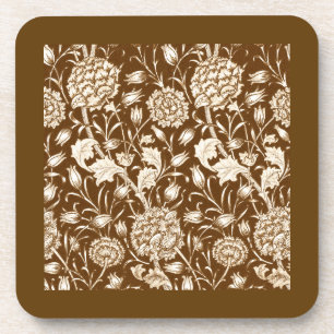 Porta-copo William Morris Carnação Impressão, Chocolate Brown
