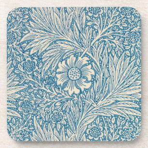 Porta-copo William Morris - cravo-de-defunto do azul de