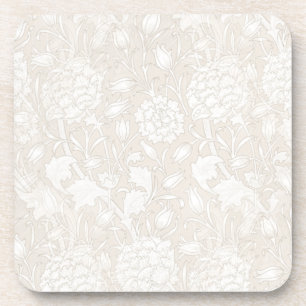 Porta-copo William Morris Floral Patterno na Sepia