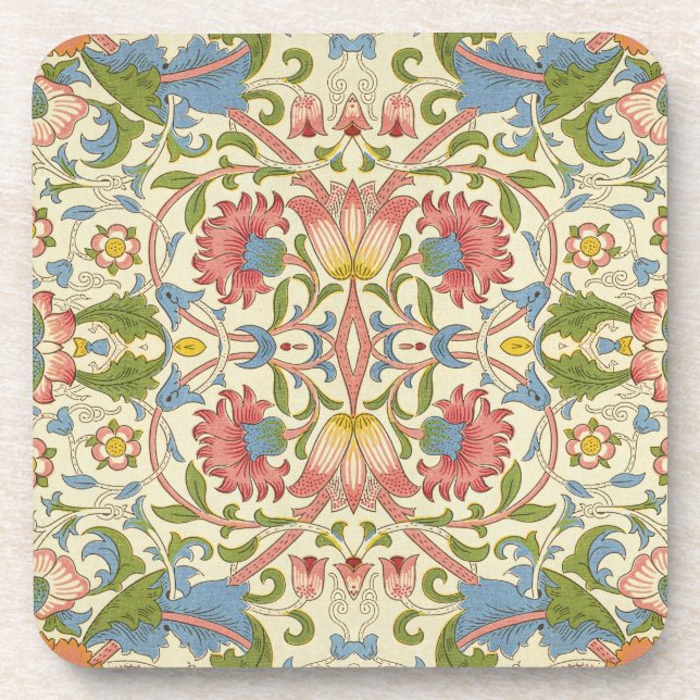 Porta-copo William Morris Loddon Blossom Padrões Florais (Frente)