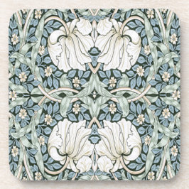 Porta-copo William Morris Pimpernel Azul Padrão Intrincado