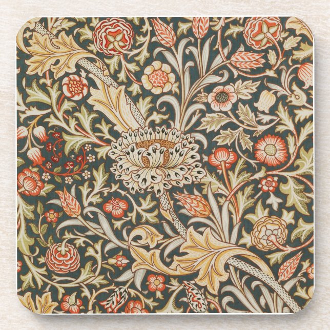 Porta-copo William Morris Trent Garden Flower Classic Botânic (Frente)