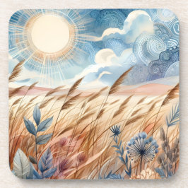 Porta-copo Windy Day Rustic Boho Mountain Prairie
