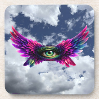 Porta-copo Winged Eye Protection Coaster – Mystical Art
