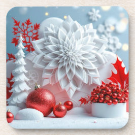 Porta-copo Winter Blossom Composition