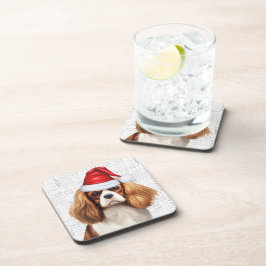 Porta-copo Winter Themed Cavalier King Charles Spaniel Dog