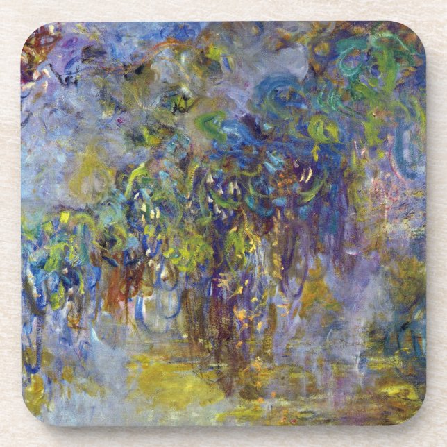 Porta-copo Wisteria (metade direita) por Claude Monet (Frente)