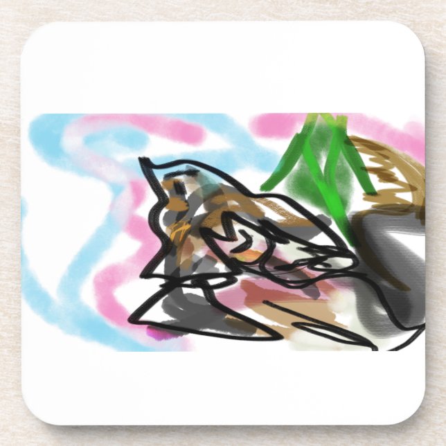 Porta-copo Wolf autumn joy (Frente)