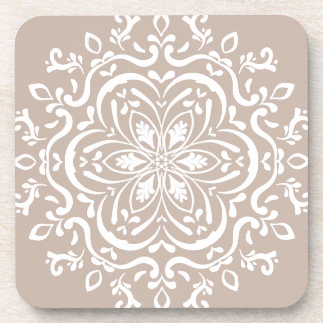 Porta-copo Wool Mandala (Frente)