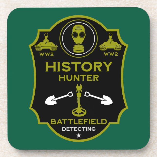 Porta-copo WW2 Trench Battlefield Metal Detectorist (Frente)