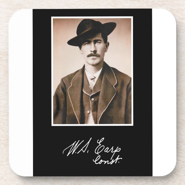 Porta-copo Wyatt Earp Constable em seu primeiro lugar (Frente)