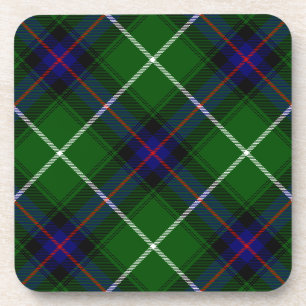 Porta-copo Xadrez azul verde MacDonald tartan