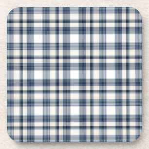 Porta-copo Xadrez branca azul 1