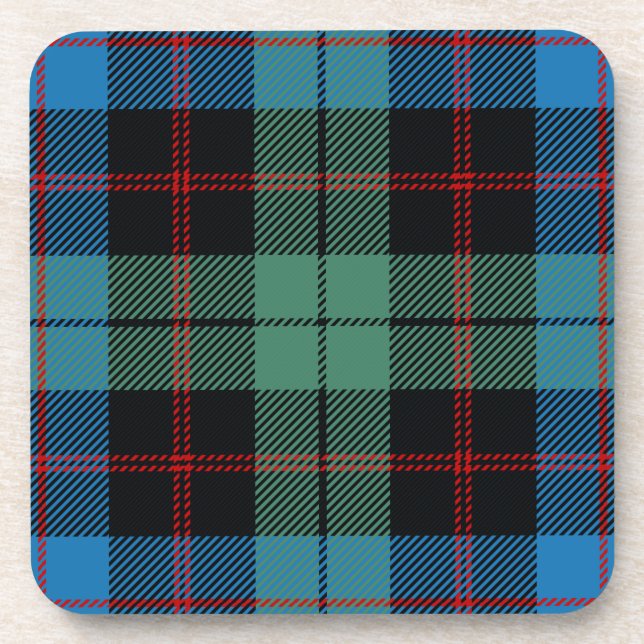 Porta-copo Xadrez Escocesa Clan Guthrie Tartan (Frente)