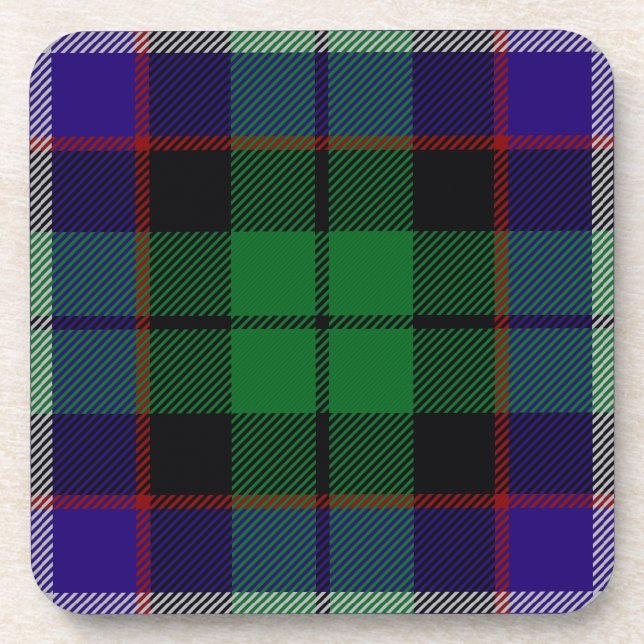 Porta-copo Xadrez Escocesa Clan Mitchell Tartan (Frente)