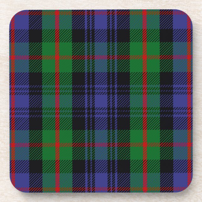 Porta-copo Xadrez Escocesa Clan Murray Tartan (Frente)