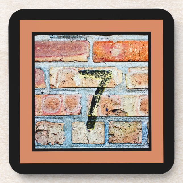 Porta-copo Xadrez Lucky 7 (Frente)