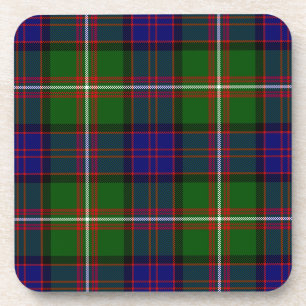 Porta-copo Xadrez verde-azul-tartan-de-coleira