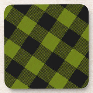 Porta-copo Xadrez Verde Buffalo Jardim