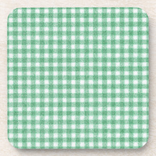 Porta-copo Xadrez Verde Menta Infantil
