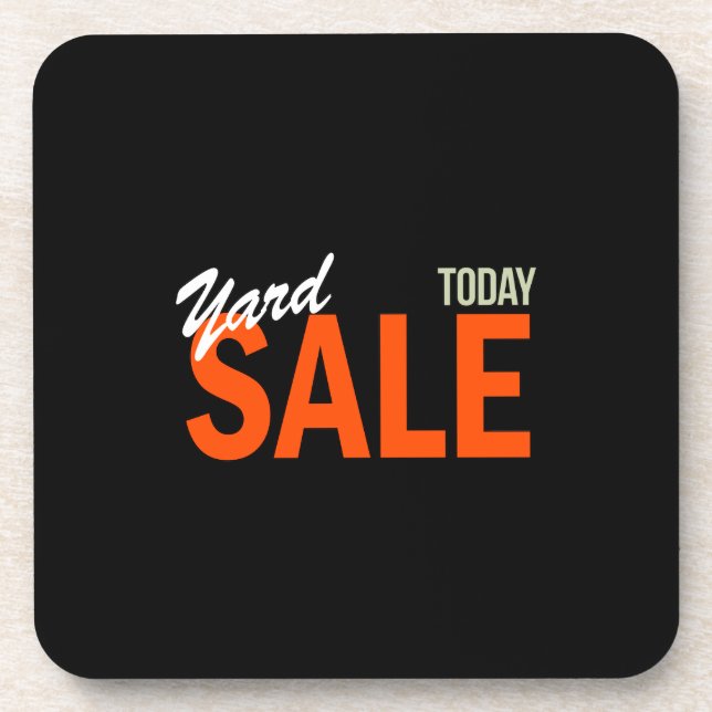 Porta-copo Yard Sale Hoje (Frente)