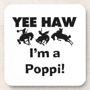 Porta-copo Yee Haw, sou uma camiseta e presentes
