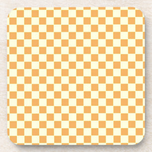 Porta-copo yellow checkered