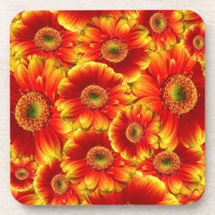 Porta-copo Yellow e Orange Gerbera Daisies