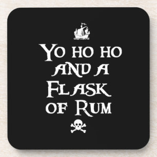Porta-copo Yo ho ho e o Flask of Rum, Pirates