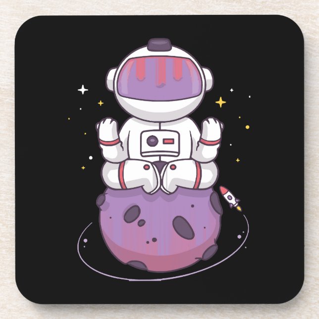 Porta-copo Yoga Espacial  (Frente)