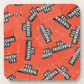 Porta-copo Yorkshire Tea. Padrão de Montagem da Etiqueta de B