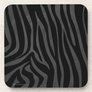 Porta-copo Zebra Black e Cinza