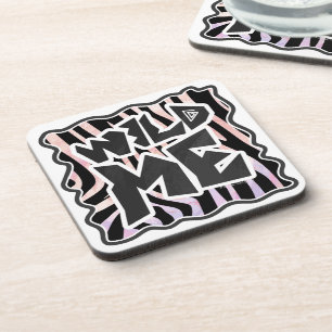 Porta-copo Zebra Black e Pink Wild