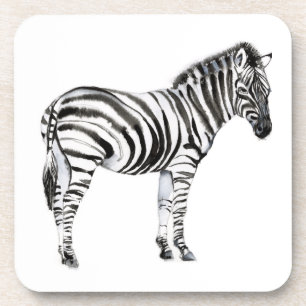 Porta-copo Zebra em pé