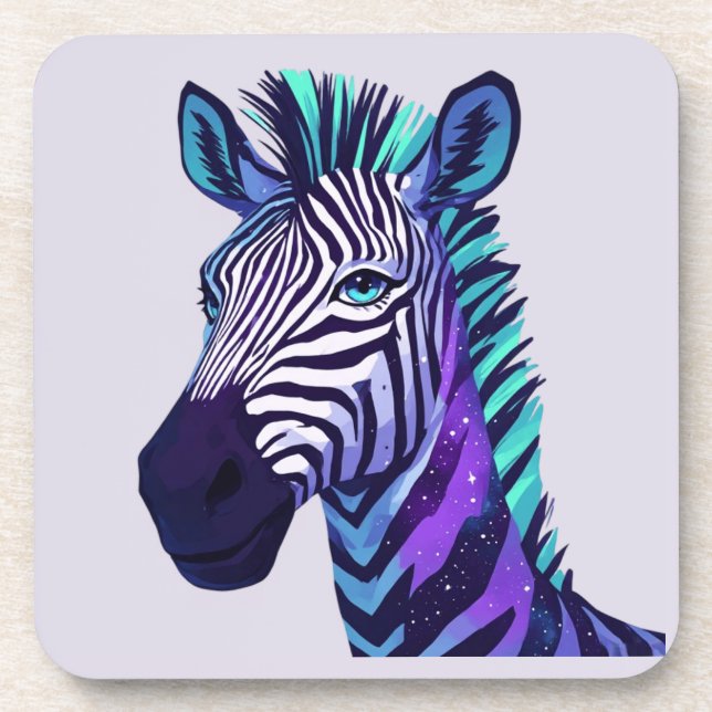 Porta-copo Zebra Espacial (Frente)
