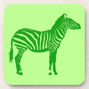 Porta-copo Zebra - Sombras do Verde limão