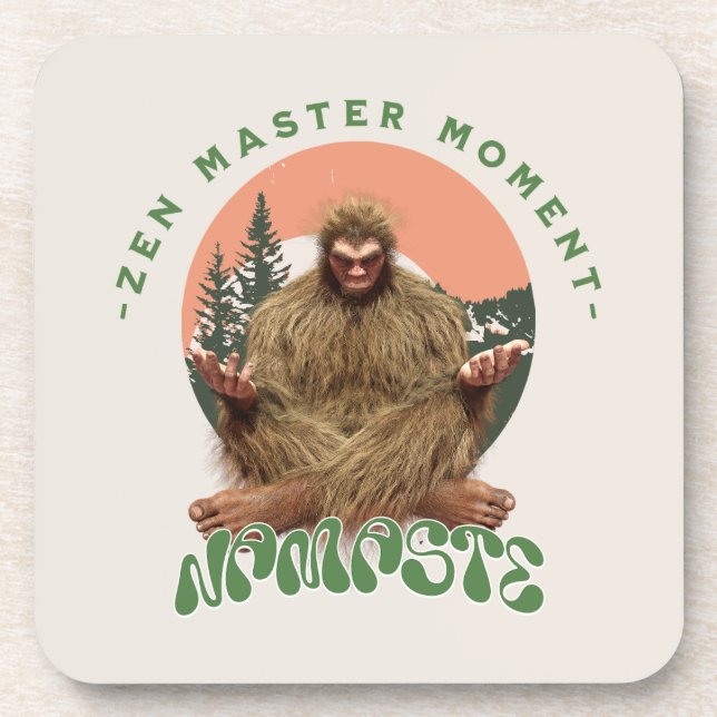 Porta-copo Zen Master Moment Namaste - Maditação Do Pé Grande (Frente)