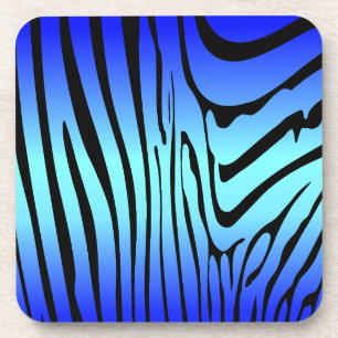 Porta-copo Zesty Zebra Blue