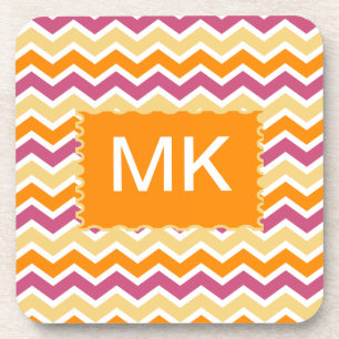 Porta-copo Ziguezague tribal vibrante