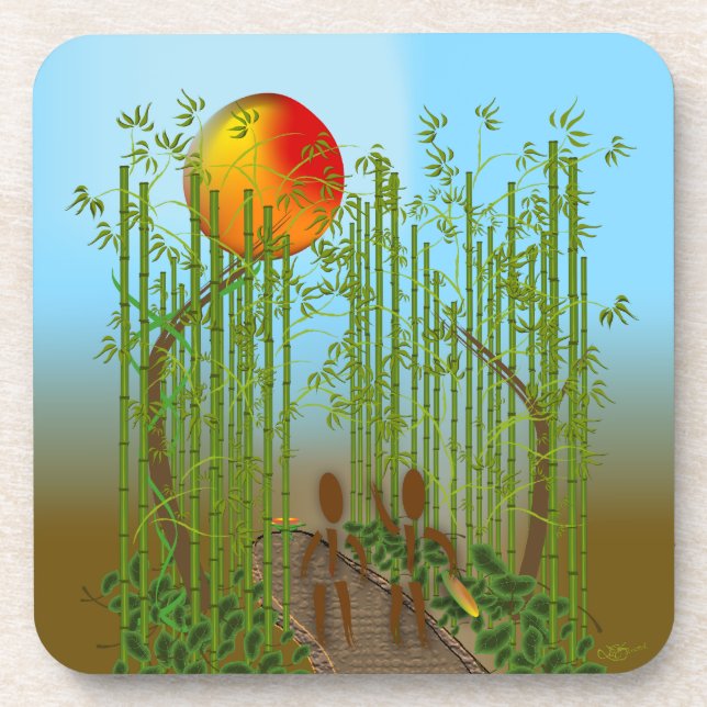 Porta-copo Zinglees ~ Bamboo (Frente)