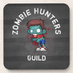Porta-copo Zombie Hunters Guild com Splatter Sanguíneo