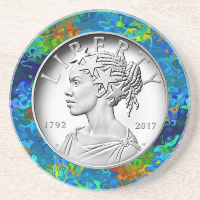 Porta-copos 2017 American Liberty, 225.º aniversário Silver (Frente)