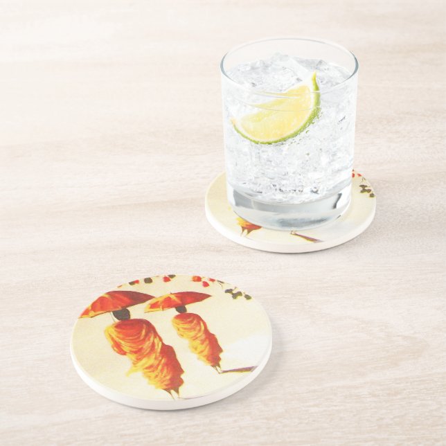 Porta-copos 2 Monges budistas do Laos (Lateral)