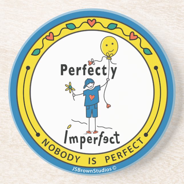 Porta copos 2B_Round Perfeitamente Imperfeita (Frente)