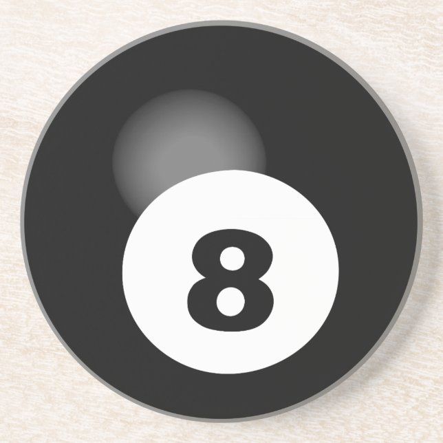 Porta-copos 8 Ball (Frente)