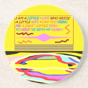 Porta-copos A Colher se Apaixona pela Concha e Faca  