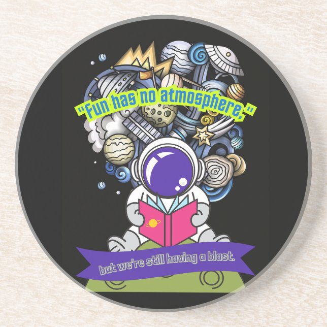 Porta-copos A diversão não tem admofera (Frente)